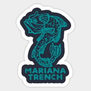 Mariana Trench Sticker